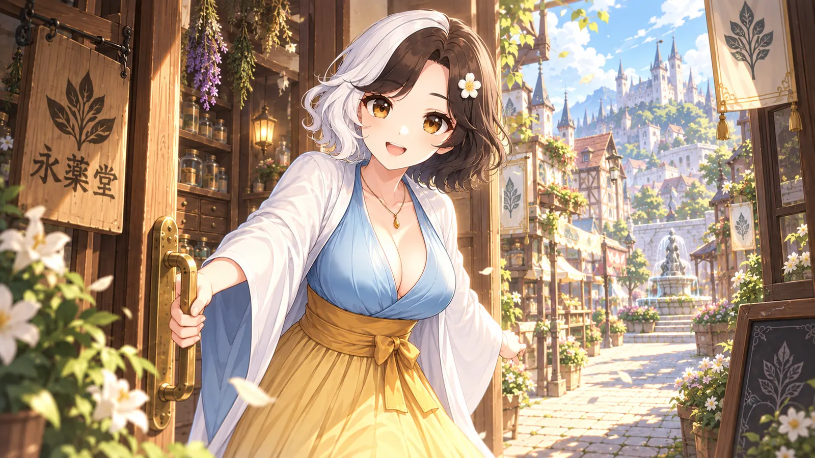 永薬堂の朝